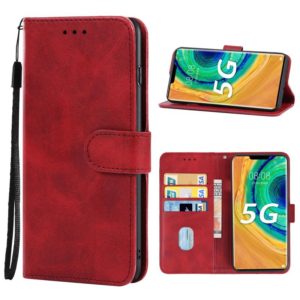 Leather Phone Case For Huawei Mate 30E Pro 5G(Red) (OEM)