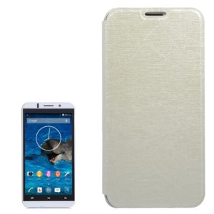 Protective Leather Case with Holder for VKworld VK700(S-MPH-0966)(White) (OEM)