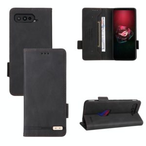 For Asus ROG Phone 5 Magnetic Clasp Leather Phone Case(Black) (OEM)