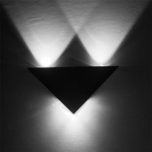 9W LED Triangle Wall Light Interior Corridor Aisle Lights(White Light) (OEM)