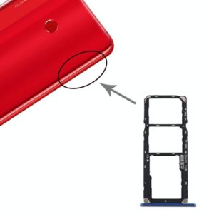 SIM Card Tray + SIM Card Tray + Micro SD Card Tray for Huawei Enjoy Max (Blue) (OEM)