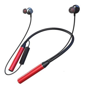 GYM530 Magnetic Neck-mounted Noise Cancelling Sports Earphones In-ear Stereo Support Handsfree / TF Card(Red) (OEM)