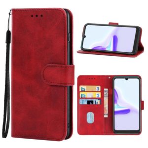 Leather Phone Case For Blackview A50(Red) (OEM)