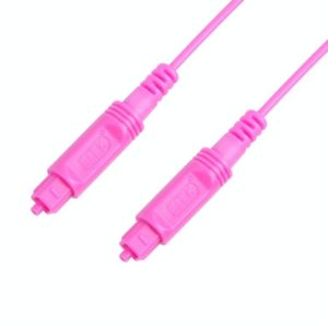 20m EMK OD2.2mm Digital Audio Optical Fiber Cable Plastic Speaker Balance Cable(Pink) (EMK) (OEM)