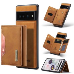 For Google Pixel 7 Pro 5G DG.MING M2 Series 3-Fold Multi Card Bag Phone Case(Brown) (DG.MING) (OEM)