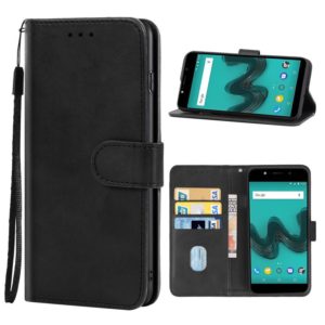 Leather Phone Case For Wiko Wim Lite(Black) (OEM)
