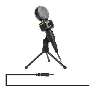 Yanmai SF-930 Professional Condenser Sound Recording Microphone with Tripod Holder, Cable Length: 2.0m, Compatible with PC and Mac for Live Broadcast Show, KTV, etc.(Black) (Yanmai) (OEM)