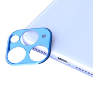 Aluminum Alloy Camera Lens Protector for iPhone 11 Pro / 11 Pro Max(Blue) (OEM)