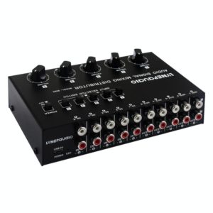 5 In 5 Out Audio Signal Selector Sound Mixing Distribute Device Input Independent Switch (OEM)