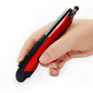 PR-08 2.4G Innovative Pen-style Handheld Wireless Smart Mouse, Support Windows 8 / 7 / Vista / XP / 2000 / Android / Linux / Mac OS. , Effective Distance: 10m(Red) (OEM)