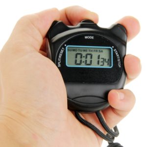 PS50 Stopwatch Professional Chronograph Handheld Digital LCD Sports Counter Timer with Strap (OEM)