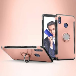 Anti-fall Magnetic Case with 360 Degree Rotating Armor Ring for Huawei Honor Note 10(Rose Gold) (OEM)