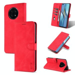 For Honor X20 AZNS Skin Feel Calf Texture Horizontal Flip Leather Case with Card Slots & Holder & Wallet(Red) (AZNS) (OEM)