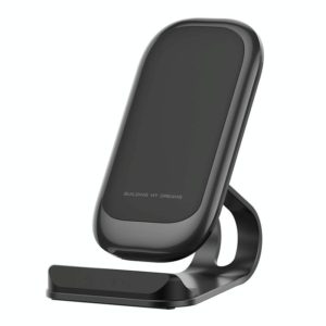 Z01 15W Multifunctional Desktop Wireless Charger with Stand Function, Spec: VIP Cryogenics (Black) (OEM)