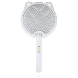 Cat Ear Rotary Electric Mosquito Swatter (White) (OEM)