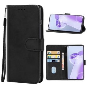 Leather Phone Case For OnePlus 9RT 5G(Black) (OEM)