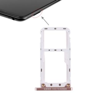 SIM Card Tray for Xiaomi Mi Max 3(Gold) (OEM)