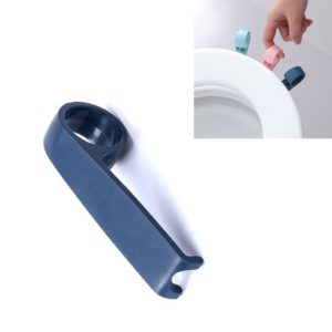 10 PCS Creative Anti-dirty Ring Toilet Lid Lift Toilet Accessories(Dark Blue) (OEM)