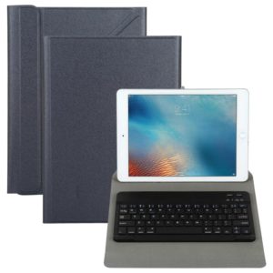 Universal Detachable Bluetooth Keyboard + Leather Tablet Case without Touchpad for iPad 9-10 inch, Specification:Black Keyboard(Black) (OEM)