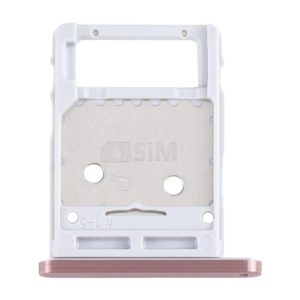 For Samsung Galaxy Tab S7 SM-T870/T875 SIM Card Tray + Micro SD Card Tray (Pink) (OEM)