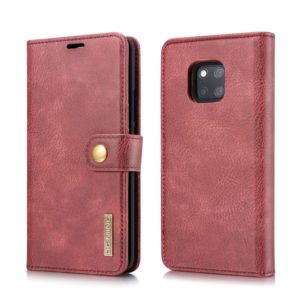 DG.MING Crazy Horse Texture Flip Detachable Magnetic Leather Case for Huawei Mate 20 Pro, with Holder & Card Slots & Wallet (Red) (DG.MING) (OEM)
