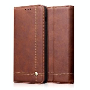 Casual Style Retro Crazy Horse Texture Horizontal Flip Leather Case for Asus Zenfone LIVE2 (L2) ZA550KL, with Card Slots & Holder & Wallet (Dark Brown) (OEM)