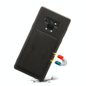 For Galaxy Note9 Denior V3 Luxury Car Cowhide Leather Protective Case with Holder & Card Slot(Black) (Denior) (OEM)