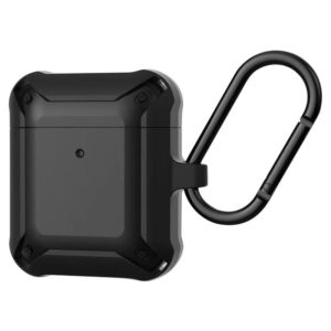 Wireless Earphones Shockproof Bumblebee Armor Silicone Protective Case For AirPods 1 / 2(Black) (OEM)