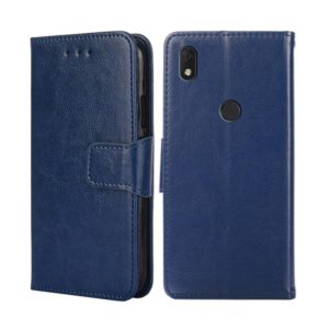 For Alcatel Axel / Lumos Crystal Texture Leather Phone Case(Royal Blue) (OEM)