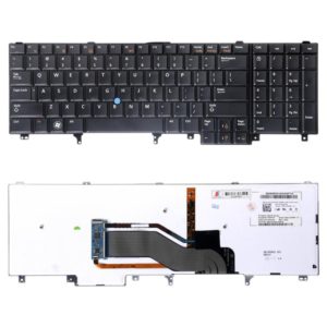 US Version Keyboard with Keyboard Backlight and Pointing for Dell Latitude E6520 E6530 E6540 (OEM)