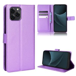For Blackview A95 Diamond Texture Leather Phone Case(Purple) (OEM)