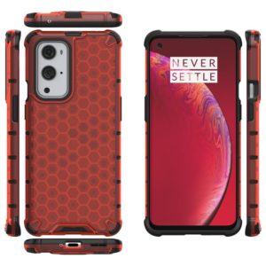 For OnePlus 9 Pro Shockproof Honeycomb PC + TPU Case(Red) (OEM)