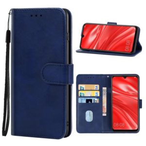 For Huawei Enjoy 9s Leather Phone Case(Blue) (OEM)