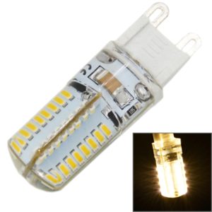 G9 4W 210LM 64 LED SMD 3014 Silicone Corn Light Bulb, AC 110V (Warm White) (OEM)