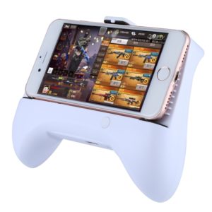 CCF-013 Multi-function 3 in 1 Phone Gamepad Holder Handle with Charging / Radiating, For iPhone, Galaxy, Huawei, Xiaomi, LG, HTC, Sony, Google and other Smartphones(White) (OEM)