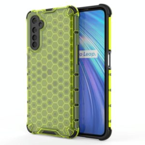 For OPPO Realme 6 Shockproof Honeycomb PC + TPU Case(Green) (OEM)