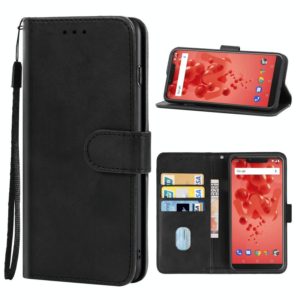 Leather Phone Case For Wiko View 2 Plus(Black) (OEM)