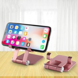 MT510 Universal Metal Folding Stand For Mobile Phone And Tablet(Rose Gold) (OEM)