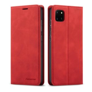 For Galaxy A81 / Note 10 Lite Forwenw Dream Series Oil Edge Strong Magnetism Horizontal Flip Leather Case with Holder & Card Slots & Wallet & Photo Frame(Red) (Forwenw) (OEM)