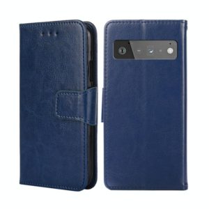 For Google Pixel 6 Pro Crystal Texture Leather Phone Case(Royal Blue) (OEM)