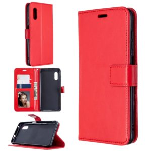 For Samsung Galaxy Xcover Pro Crazy Horse Texture Horizontal Flip Leather Case with Holder & Card Slots & Wallet & Photo Frame(Red) (OEM)