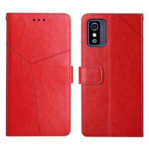 For ZTE Blade L9 Y Stitching Horizontal Flip Leather Phone Case(Red) (OEM)