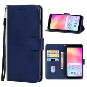 Leather Phone Case For Alcatel TCL A3X A600DL(Blue) (OEM)