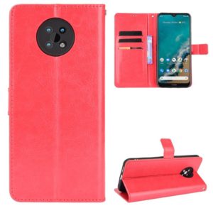 For Nokia C50 5G Crazy Horse Texture Horizontal Flip Leather Case with Holder & Card Slots & Lanyard(Red) (OEM)
