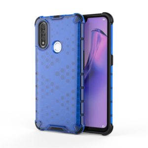 For OPPO A8/A31 Shockproof Honeycomb PC + TPU Case(Blue) (OEM)
