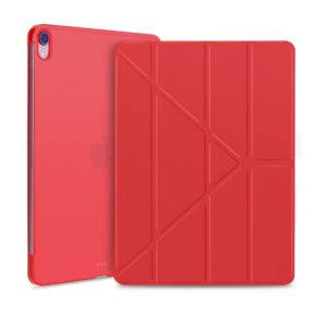 Horizontal Flip Ultra-thin Magnetic PU Leather Case for iPad Pro 11 inch 2018/2020/2021, with Sleep / Wake-up Function(Red) (OEM)