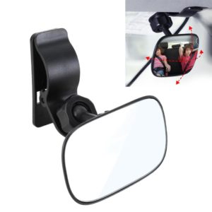3R-2161 Car Truck Interior Rear View Blind Spot Adjustable Wide Angle Mirror with Clip (3R) (OEM)