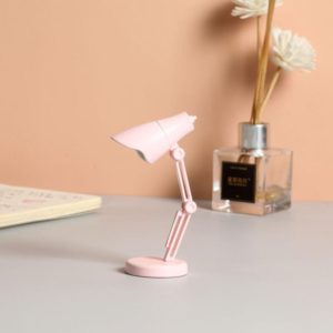 3 PCS Mini LED Desk Lamp Folding Portable Night Light Magnetic Eye Protection Desk Lamp(LD01-Pink) (OEM)