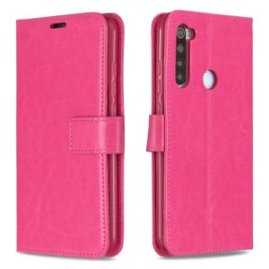 For Xiaomi Redmi Note 8 Crazy Horse Texture Horizontal Flip Leather Case with Holder & Card Slots & Wallet & Photo Frame(Rose) (OEM)