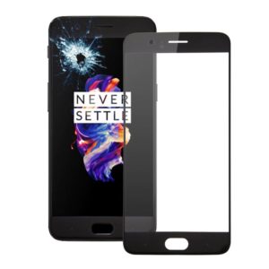 For OnePlus 5 Front Screen Outer Glass Lens (Black) (OEM)